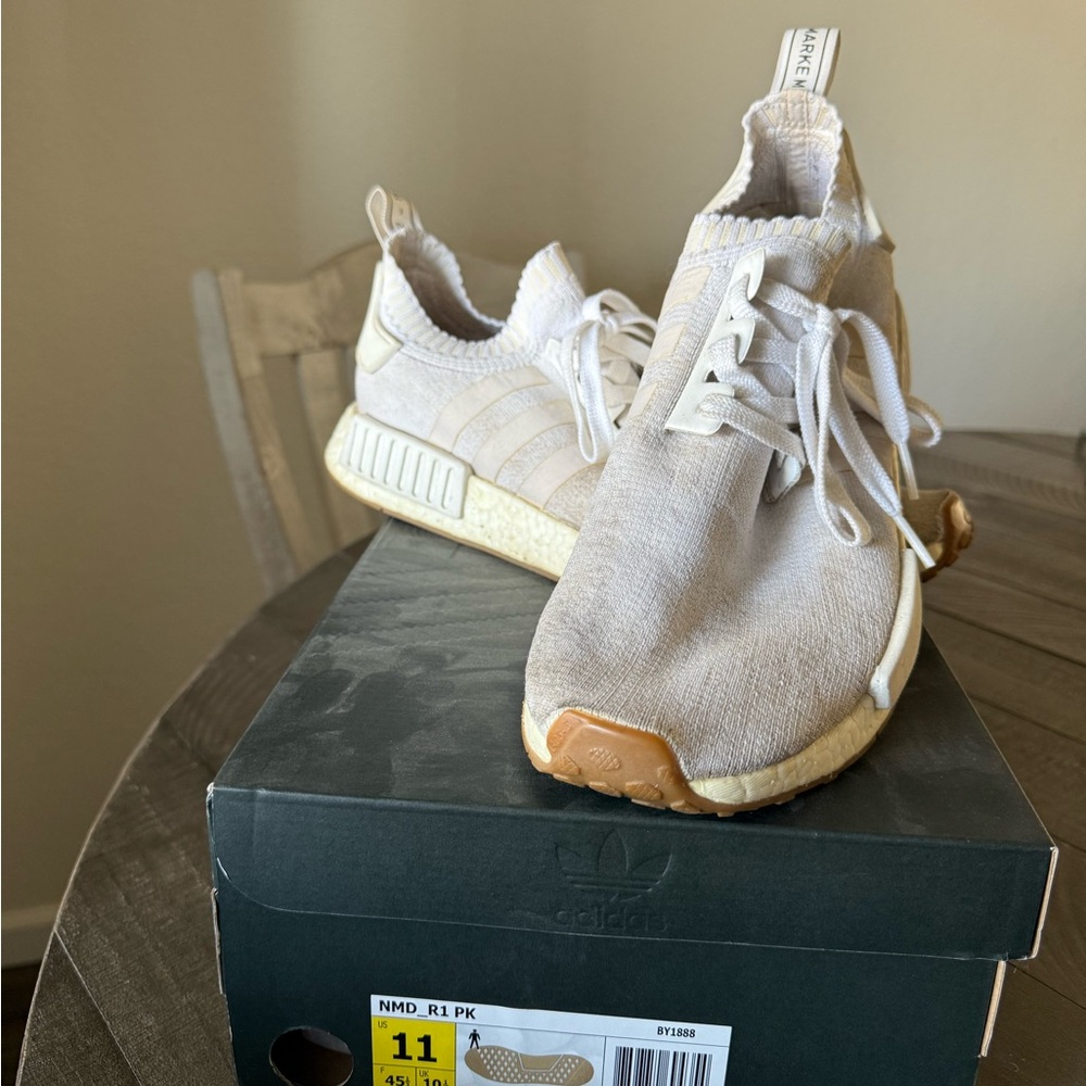 Adidas men’s NMD R1 PK Cream Shoes